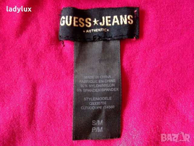 GUESS JEANS, Еластична Блуза, размер S. Код S140, снимка 3 - Тениски - 22108435