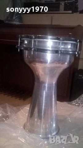 ГОЛЯМА Тарамбука 40х25см-алуминиева-нова от сирия-оригинал, снимка 8 - Ударни инструменти - 22199620