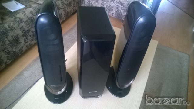  samsung stereo receiver-rts-he10-dvd-usb-hdmi-aux-subwoofer-от англия, снимка 3 - Ресийвъри, усилватели, смесителни пултове - 8053952