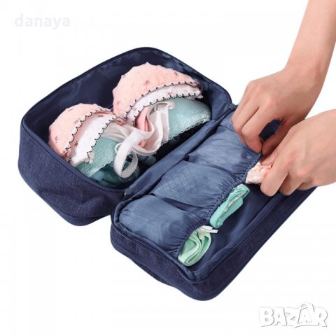816 Органайзер за бельо несесер за пътуване чанта за сутиени с много отделения, снимка 8 - Чанти - 24627021