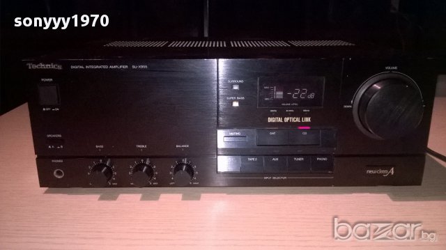ПОРЪЧАН-technics su-x955-stereo amplifier-370watts, снимка 14 - Ресийвъри, усилватели, смесителни пултове - 12277483