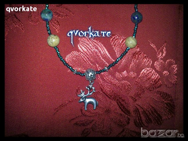 Колие елен, снимка 2 - Колиета, медальони, синджири - 10943423