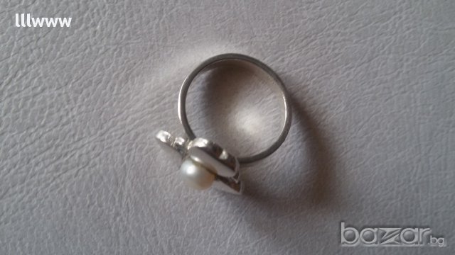 Сребърен пръстен цвете, снимка 2 - Пръстени - 11569840