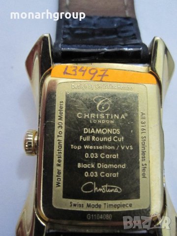 часовник CHRISTINA LONDON DIAMONDS, снимка 2 - Дамски - 10429888