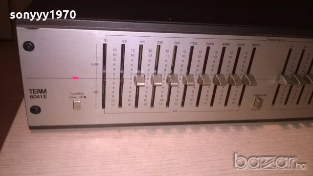 schneider team 6041m equalizer-west germany-внос швеицария, снимка 9 - Ресийвъри, усилватели, смесителни пултове - 18643327