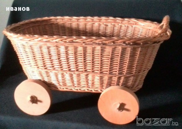 Винтидж голяма количка, снимка 5 - Антикварни и старинни предмети - 14386333