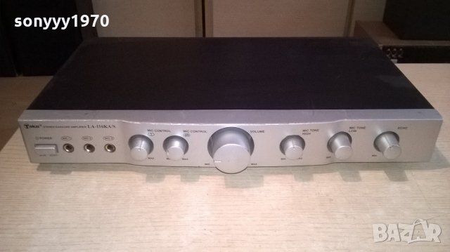 tokai la-116ka/s-stereo karaoke amplifier-внос швеицария, снимка 4 - Ресийвъри, усилватели, смесителни пултове - 21945313