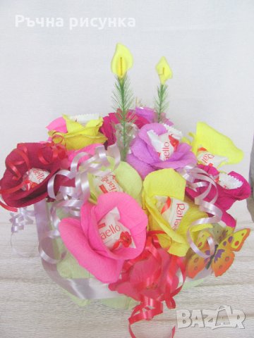 Букет с бонбони Рафаело, снимка 1