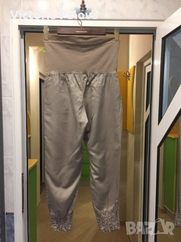 Красив панталон,коприна и памук,S, снимка 6 - Панталони - 24990707