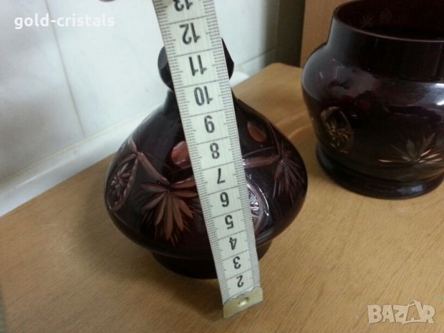 Кристална захарница бонбониера буркан , снимка 13 - Антикварни и старинни предмети - 22151191