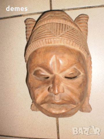  Стара Юруба маска-Нигерия, снимка 4 - Антикварни и старинни предмети - 23590673