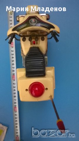 Стара детска играчка-полицейски мотор, снимка 2 - Колекции - 12075145