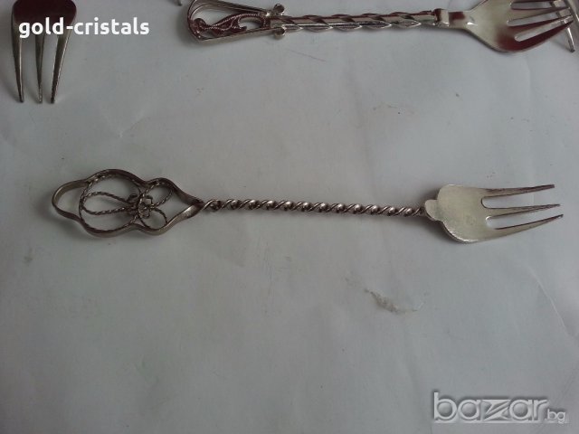 Вилици вилички  филигран, снимка 14 - Антикварни и старинни предмети - 20415663