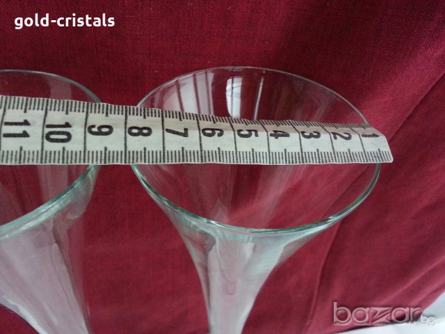 две кристални високи ритуални чаши, снимка 4 - Чаши - 20121770