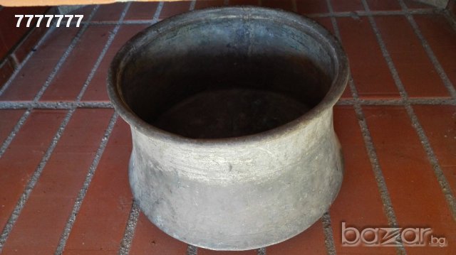 Стар кован меден съд, снимка 3 - Антикварни и старинни предмети - 16745661