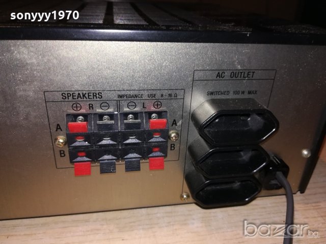 sony amplifier-made in japan-внос швеицария, снимка 11 - Ресийвъри, усилватели, смесителни пултове - 21328606