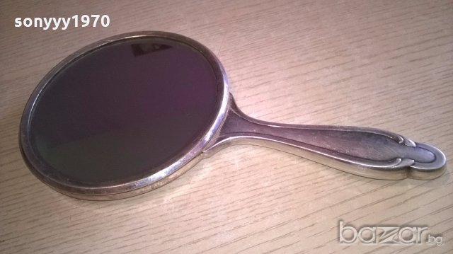 АНТИКА-Ретро огледало-метално-27х14см-внос швеицария, снимка 7 - Антикварни и старинни предмети - 18474771