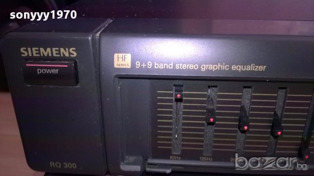 Siemens rq300g4/equalizer+rv300n4/amplifier-germany-внос швеицария, снимка 11 - Ресийвъри, усилватели, смесителни пултове - 13853160