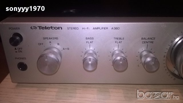 поръчан-teleton a-380s hi-fi amplifier-made in japan-внос швеицария, снимка 13 - Ресийвъри, усилватели, смесителни пултове - 16160809