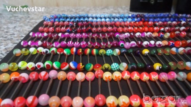 Обеца за език / Пиърсинг обици за език