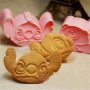 2 бр Лило и Стич lilo stitch форми пластмасови резци с релеф за фондан тесто сладки форма резец, снимка 2