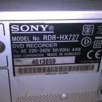 поръчано-sony rdr-hx727 hdd/dvd recorder-160gb-внос швеция, снимка 16 - Плейъри, домашно кино, прожектори - 25652956