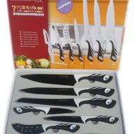 Комплект висококачествени професионални кухненски ножове 7 части, снимка 2 - Прибори за хранене, готвене и сервиране - 15193353
