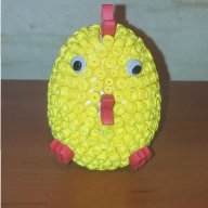 Великденски яйца от стирофом с квилинг ленти, снимка 6 - Декорация за дома - 17782960