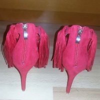 Дамски обувки Tendenz + подарък в червено =), снимка 7 - Дамски елегантни обувки - 23577272