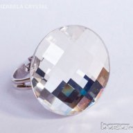 Обеци Сваровски ''chessboard'' Swarovski elements 10мм.12мм., снимка 7 - Обеци - 12955341