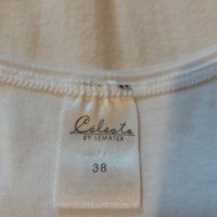 Дам.топ-"Celeste"-/памук/,цвят-бял-3. Закупен от Италия., снимка 4 - Корсети, бюстиета, топове - 22646348