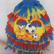 Футболна пинята, Голяма пинята 115см+ подарък маска и конфети 10лв ,готови за изпращане 	Голяма пи, снимка 7 - Рисуване и оцветяване - 16363085