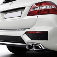 S63, E63, ML63, CLS63 AMG Style накрайници за ауспух nakrainici za auspuh АМГ Мерцедес Mercedes, снимка 14 - Части - 15720167