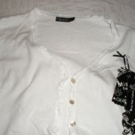 Бяла жилетка  за сезона  размер М НОВО, снимка 3 - Жилетки - 8517359