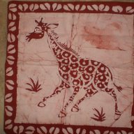  Калъфка за възглавница в техника батик-жираф, снимка 13 - Спално бельо - 18128354