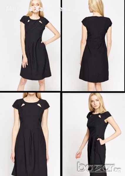 Черна рокля, UK 10, снимка 1