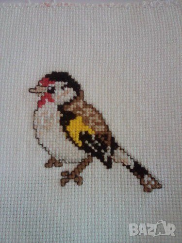 Малки   бродирани  птици, снимка 1