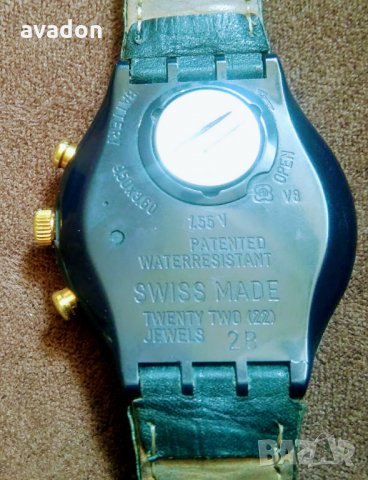 SWATCH  Swiss Made 22 jewels ETA, снимка 6 - Мъжки - 25912947