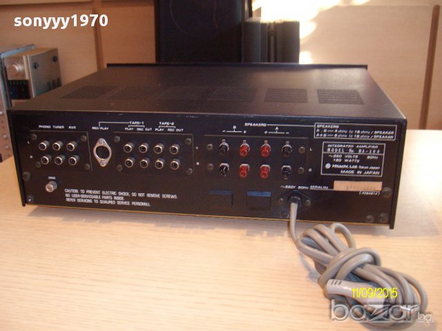 hitachi ha-300-made in japan- stereo amplifier-внос швеицария, снимка 8 - Ресийвъри, усилватели, смесителни пултове - 11862796