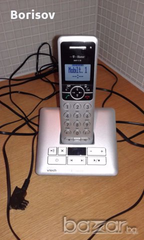 Безжичен домашен телефон T-Home Easy CА 22 by V tech, снимка 2 - Стационарни телефони и факсове - 17056046