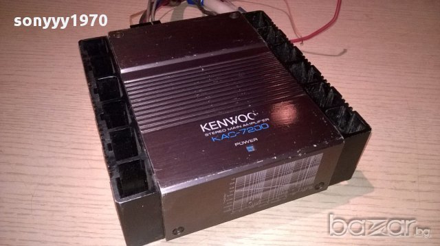 Kenwood kac-7200 stereo amplifier made in japan-внос швеицария, снимка 2 - Аксесоари и консумативи - 13367166