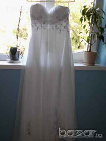 Булчинска рокля+болеро , снимка 3 - Рокли - 15422423