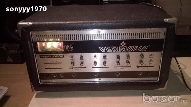 Vermona-made in ddr-ретро усилвател-внос швеицария, снимка 5 - Ресийвъри, усилватели, смесителни пултове - 15551814