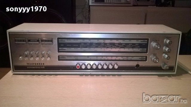 Telefunken concertino 201v-stereo receiver-внос швеицария, снимка 2 - Ресийвъри, усилватели, смесителни пултове - 14013382