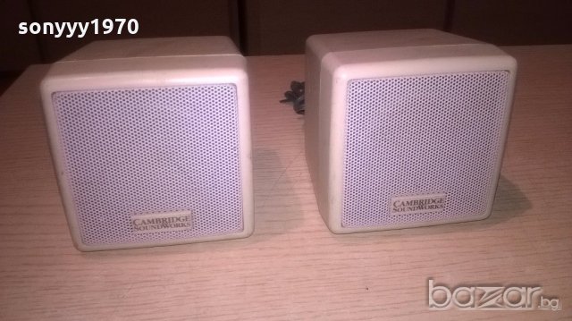 creative-колони 2бр 9х9см-внос швеицария, снимка 2 - Тонколони - 18737217