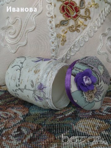 Буркан - игленик "Нежност в лилаво"