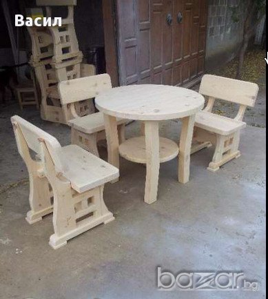  маси столове от дърво, снимка 10 - Маси - 10970300