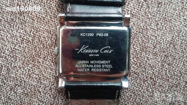 Часовник Kenneth Cole  Unisex KC1290, снимка 9 - Други - 22078934