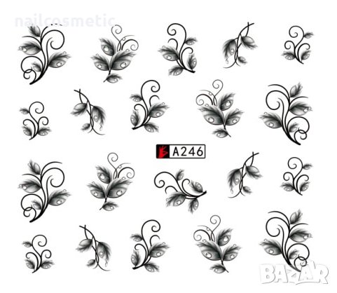 Водни стикери за маникюр, снимка 8 - Декоративна козметика - 25749870