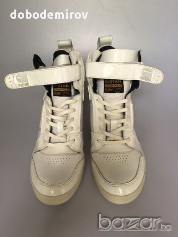 Нови дамски обувки с платформа G-Star Raw Yard Belle Wedge Leather  оригинал, снимка 10 - Кецове - 11380466